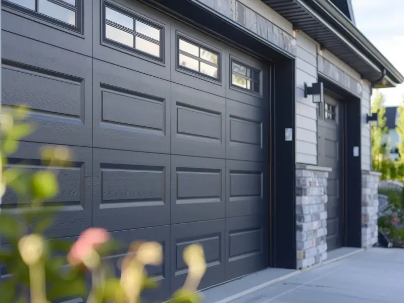 Calgary home with a smoothly operating, well-maintained garage door
